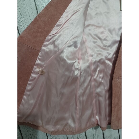 Danier Blazer S/P $350MSRP Vintage Suede Swirl Coil Cowgirl Cottage Core Rare - Picture 6 of 8